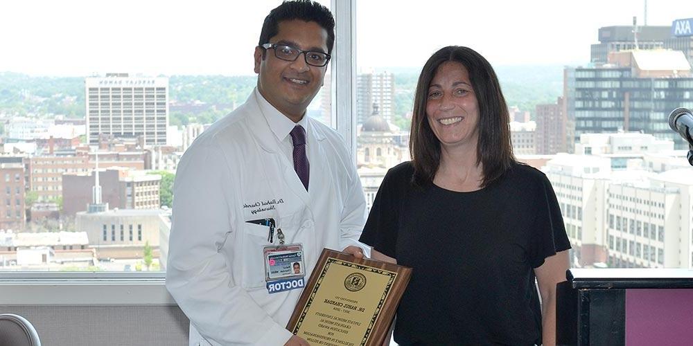 Dr. Danielle Katz (Associate Dean, GME) and Dr. Rahul Chandak