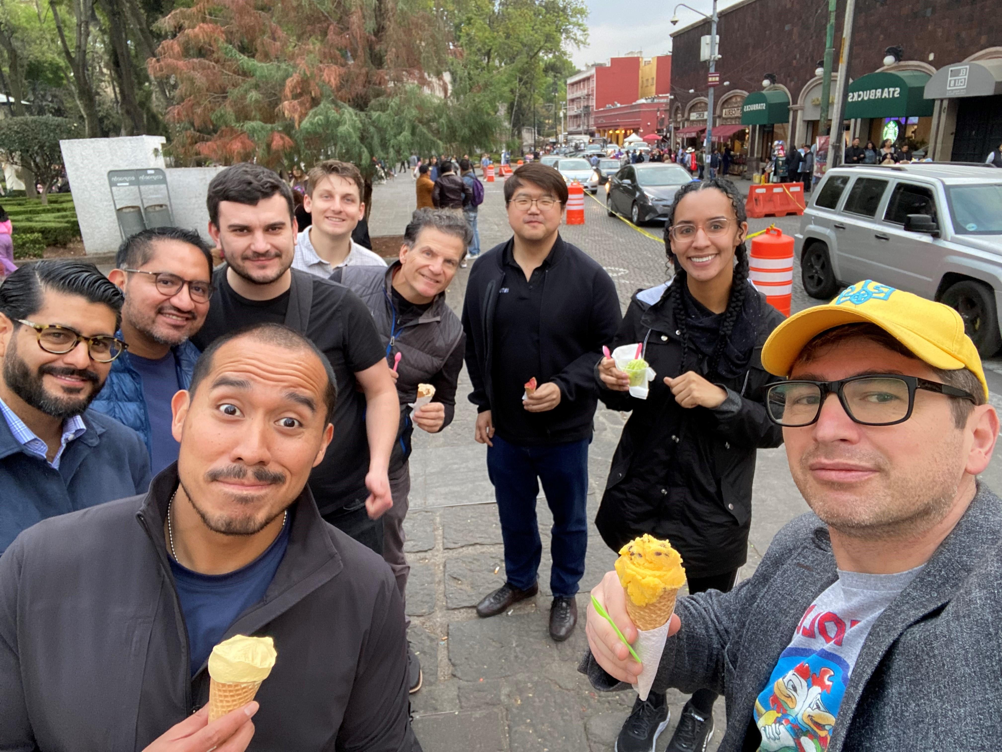 Ice cream with the group